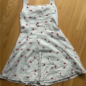 Like New! Charming Cherry Print Kids Dress
